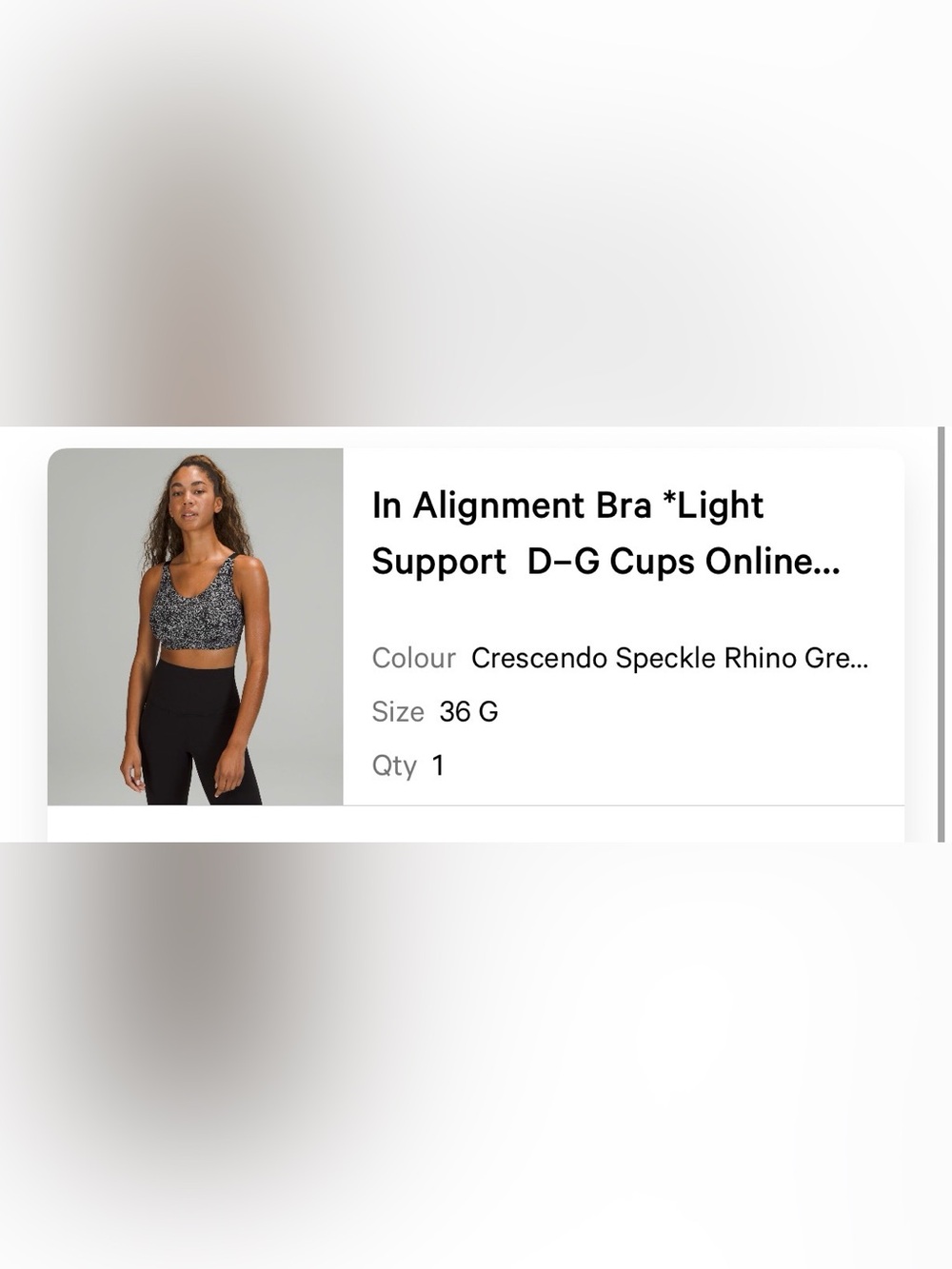 Lululemon In Alignment Bra - Picture 3 of 3